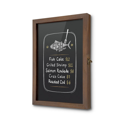Vitrine Intérieur A3 en bois (300 X 420mm)